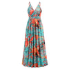 Flowers Long Dress Summer Swing Holiday Beach Dress